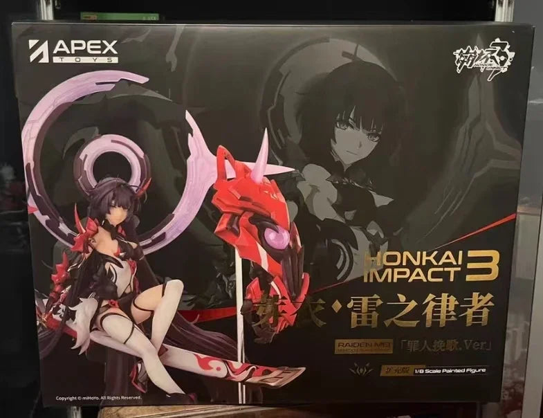 In Stock APEX Genuine Mihoyo/Honkai Impact 3rd] Mei, Thunder God Statue 1/8 Sinner' Lament Anime Figure Model Toy