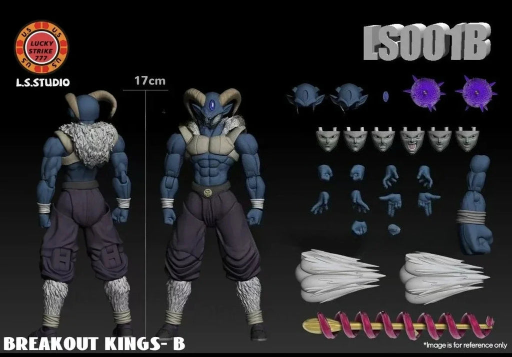 LS L.S.Studio Dragon Ball Super Moro Figure Breakout Kings A B Anime Action Figure Model Children Toy Gift Model