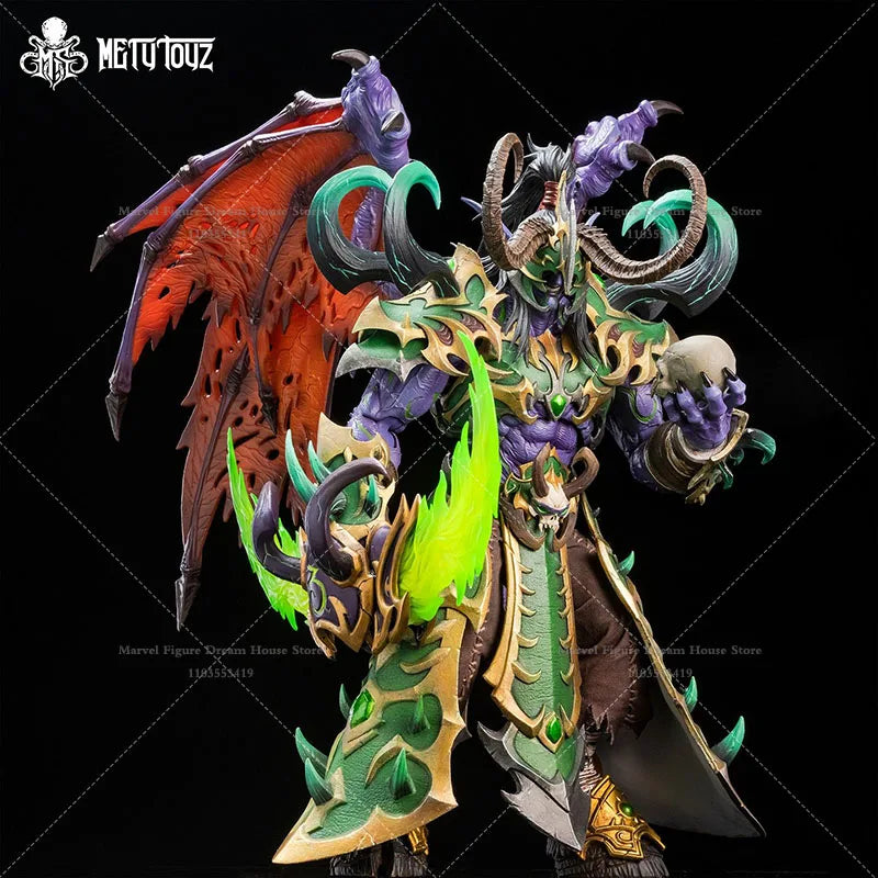 Metytoyz wf 2025 1/10 Scale WOW Night Elf Emperor Armor Edition 9-inch Full Set Action Figure Soldier In Stock Height About 24CM