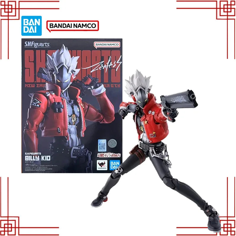 Bandai Original S.H.Figuarts Zenless Zone Zero Billy Kid Offizielle Actionfigur Modell Komplettset mit Zubehör Spielzeug Geschenke