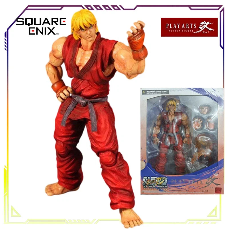 SQUAREENIX Original PLAY ARTS Modified Street Fighter Series Haogui\Chun-Li\Stein\Cammy\Long Action Figure Model Toys Model