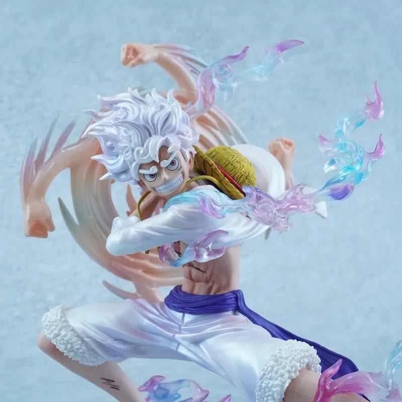 One Piece Figure 19cm/7.48in Nika Luffy Action Figures Arm Can Rotate Anime Pvc Statue Collection Model Toys Gifts