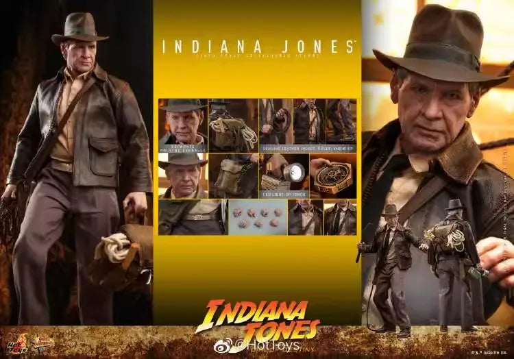 In Stock Hottoys Hot Toys HT MMS716 1/6 Indiana Jones and The Dial of Destiny Anime Action Figure Toys Models Collectible PVC