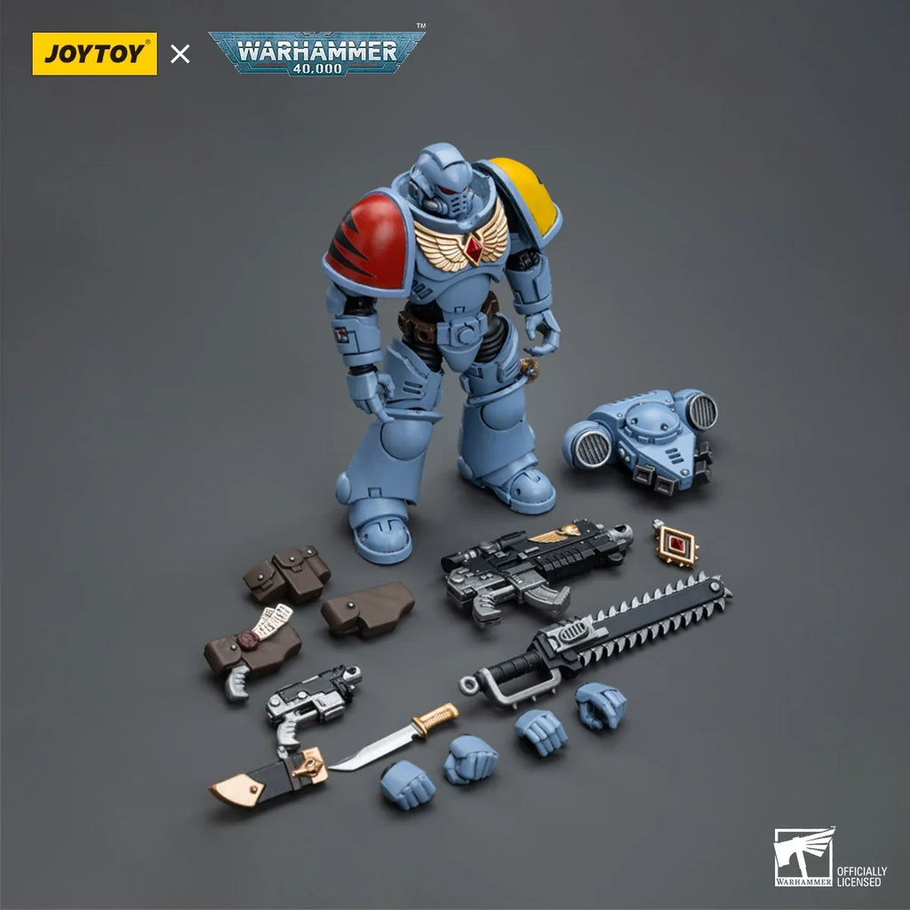 JOYTOY Warhammer 40k Action Figure 1/18 Ultramarines Intercessors Anime Figurine Articulated Joints Model Collection Model Toys