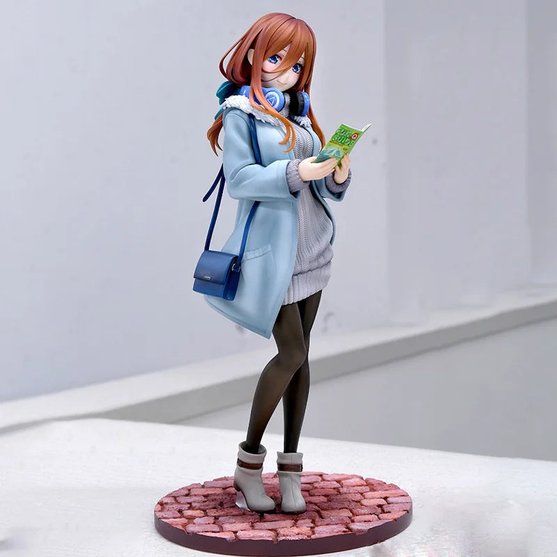 Gotoubun No Hanayome Nakano Miku Figure Dating Outfit Anime Beauty Girl Desktop Decor Collectible Gift For Anime Fans Statue