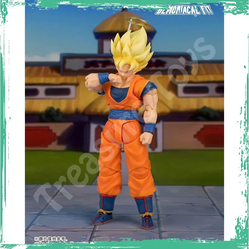 Demoniacal Fit Son Goku Figure Dragon Ball Super Saiyan Son Goku Martialist Forever Anime Action Figures Model Gifts Toys