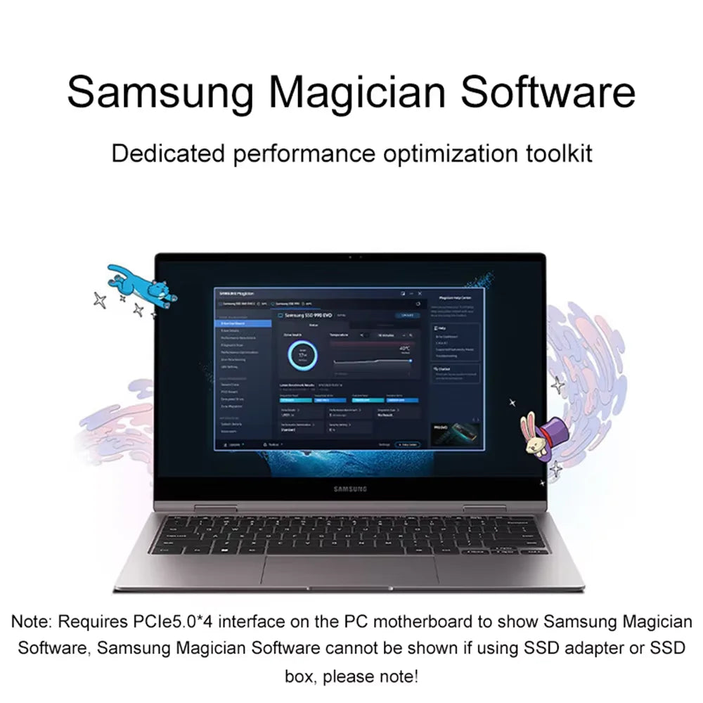 SAMSUNG 9100 Pro SSD 1TB 2TB 4TB NVMe M.2 2280 PCIe 5.0X4 Internal Solid State Drive for Laptop Mini PC Gaming Computer
