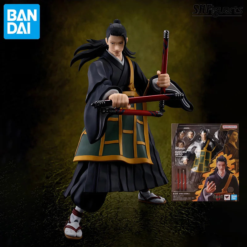 BANDAI Original S.H.Figuarts Series Suguru Geto - Jujutsu Kaisen: 0 (The Movie) Anime Figure Assembly Toys Collectible Model