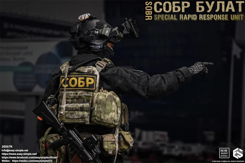 1/6 Easy&Simple ES 26067R The Russian Action Figure Soldier Operation Unit Full Set Moveable Action Figure Gift For Fans Collect