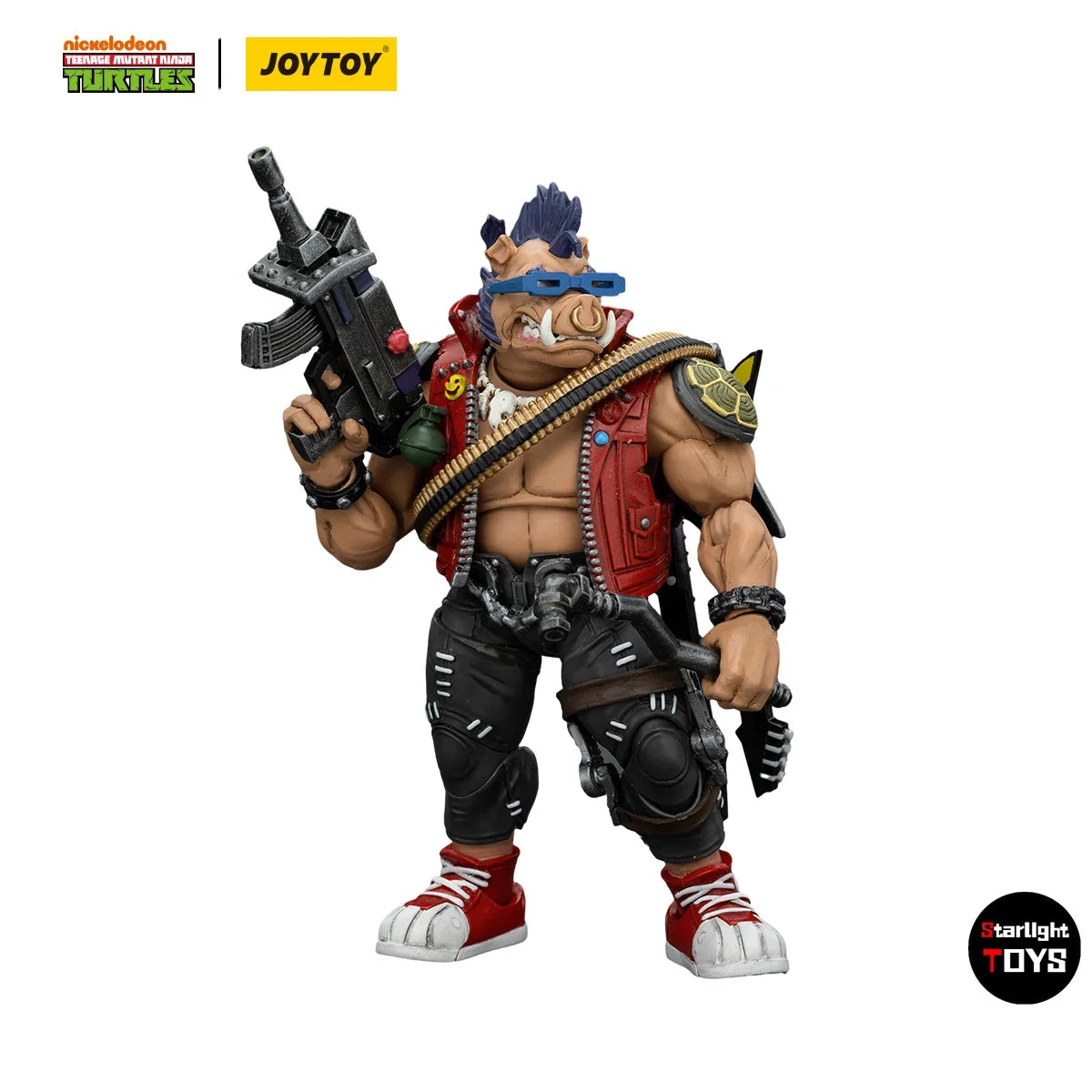 JOYTOY TMNT Rocksteady Beebop 1/18 Action Figure Model Toy