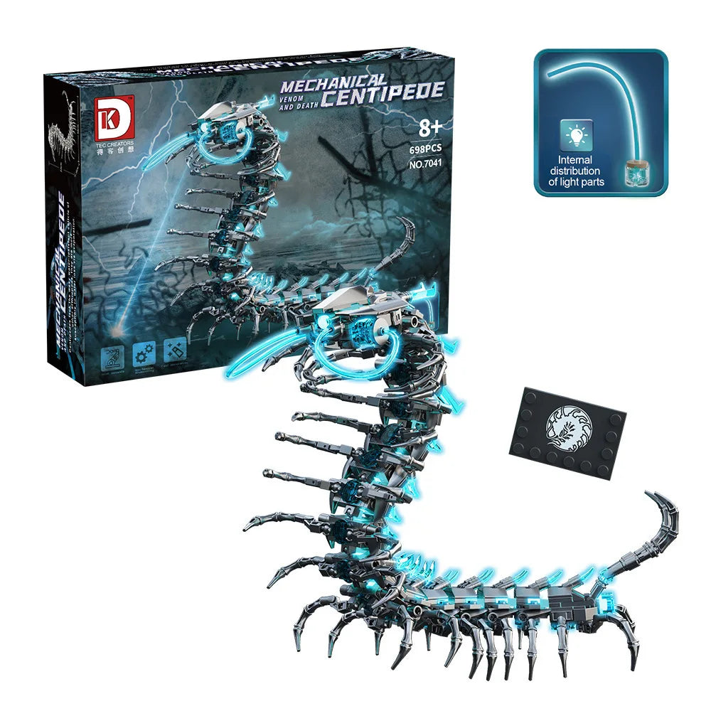 3D Assembly Kit Building Block Toy Mechanical Centipede Puzzle Stress Relief Birthday Gift Kids & Adults