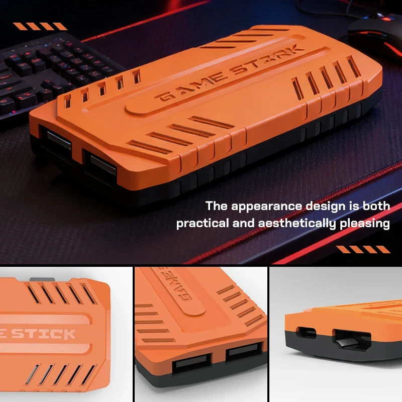 U36 Wireless Game Stick Retro Gaming Console S905X4 128G 50,000+ Games Support 40+ Classic Emulators For PS1 4K HDMI Kid Gifts