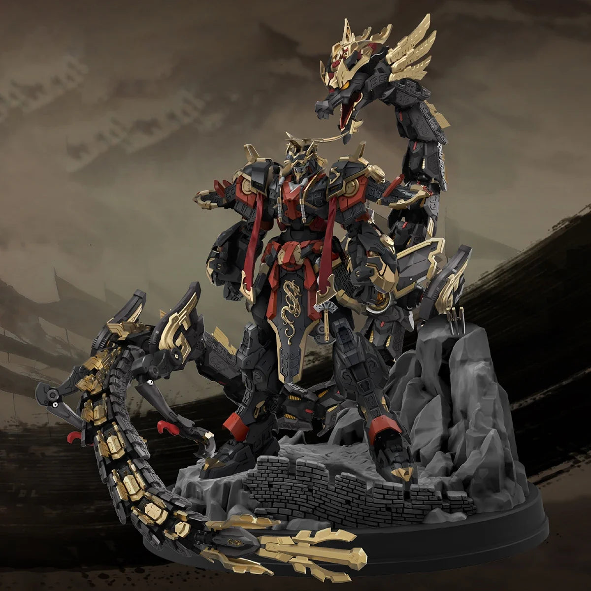 [Pre-Order]HIPLAY Mingjiang Legend First Emperor of Qin Ying Zheng Assembly Model Kits Metal Frame Alloy Skeleton