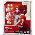 Bandai Original Rurouni Kenshin Modellbausatz Anime Figuren SHF Himura Kenshin Actionfigur Sammlerstück für Kinder Spielzeug