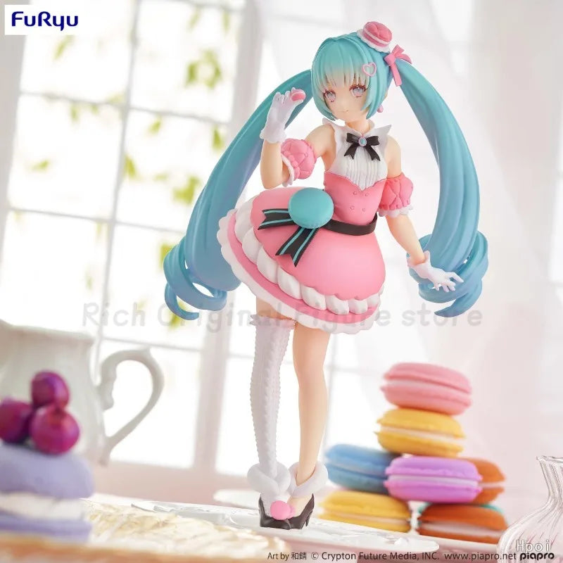 【In Stock】Original FuRyu SweetSweets Series Exc∞d Creative Figure Piapro Hatsune Miku - French Sandwich Cake - Anime