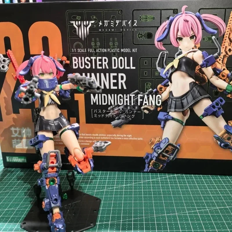 In Stock Original 1/1 Kotobukiya KP779 KP780 Megami Device Buster Doll Gunner Midnight Fang Collection Action Figure Toys Gifts