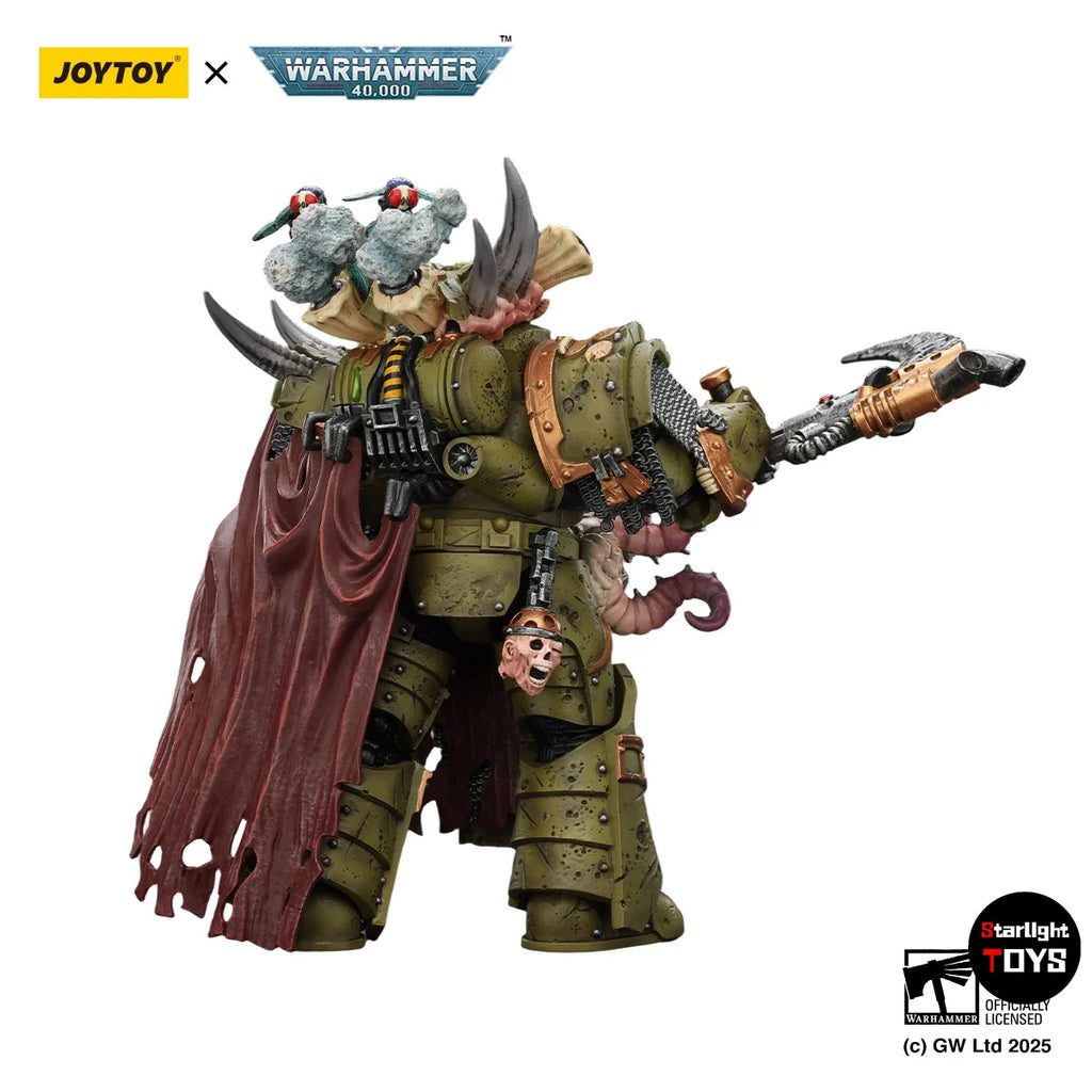 JOYTOY Warhammer 40K Death Guard Deathshroud Terminator 2 Manreaper and Plaguespurter Gauntlets Toy Model
