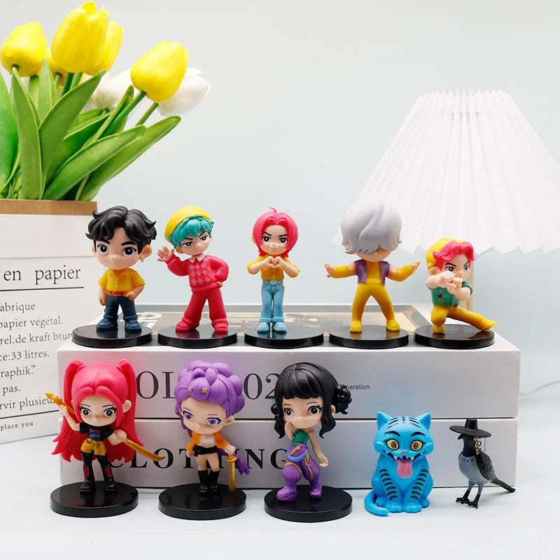 10pc K Action Toy Figures Pop Rumi Model Doll Toys For Childdren Demon Colletion Hunter