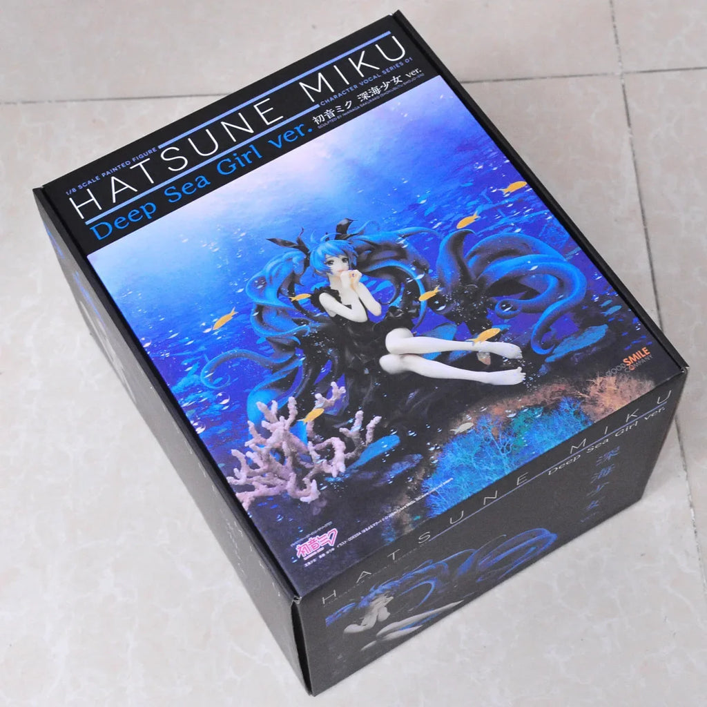 New High Quality 16cm Anime Deep Sea Girl Hatsune Miku Action Figures Decoration Statue Collection Model Doll Toy Fans Gift