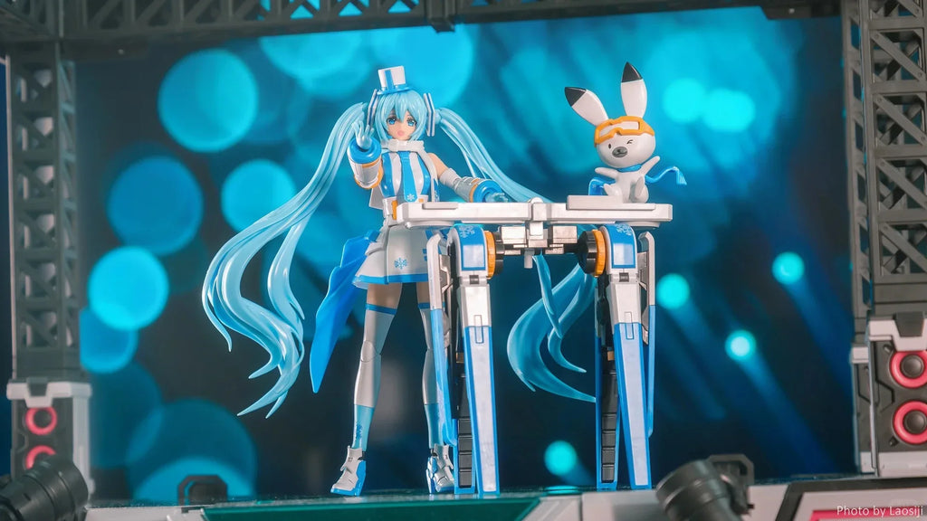 TYCTOYS In Stock Original HIPLAY SOSKILL Miku Snow Miku Ice Echo Static Action Figure Model Kit Toys Holiday Gifts