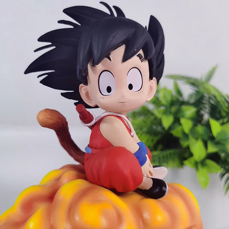 New Dragon Ball Anime Figurine Desktop Decoration Q Version Goku Cloud Base Collectible GK Toy Trendy Two-Dimensional Plaything