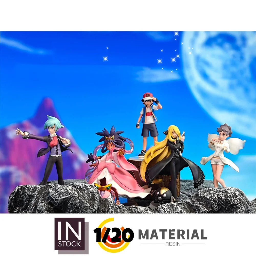 [In Stock] 1/20 Resin Figure [LUCKY WINGS] - Iris & Haxorus With Champion Ball
