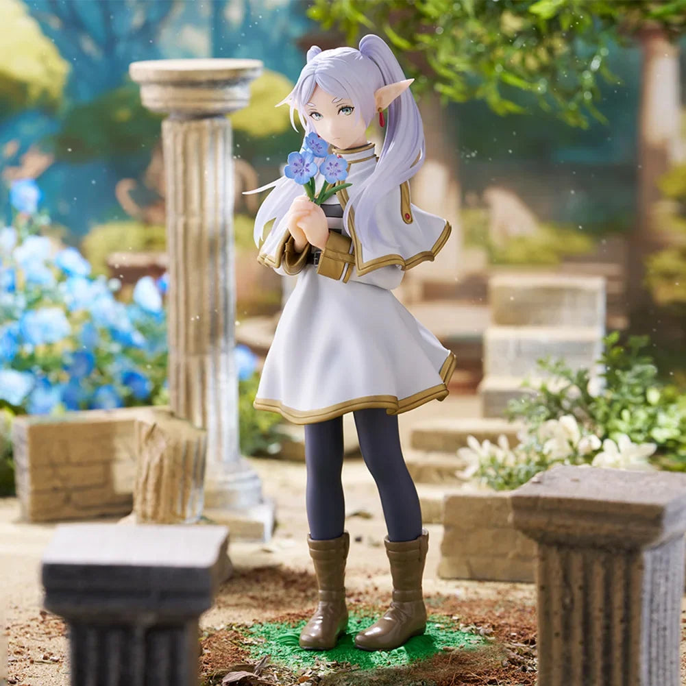 15cm Frieren:  Anime Figure Himmel Standing bouquet Action Figure Luminasta Frieren Figurine Collection Model Kids Gift 2pcs