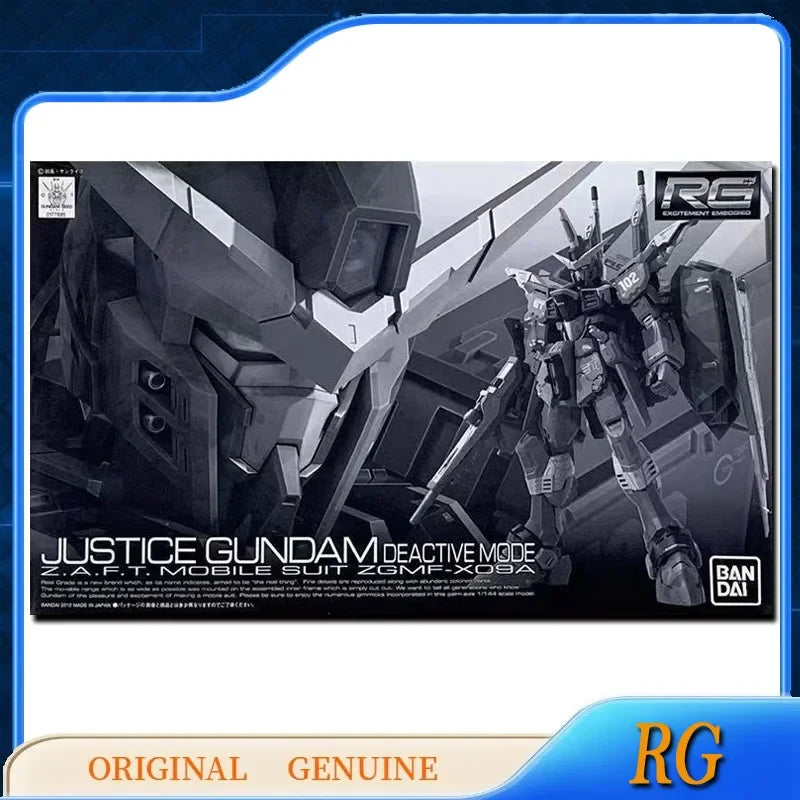 Bandai Original Genuine RG STRIKE FREEDOM JUSTICE DESTINY GUNDAM ZGMF-X09A-X10A-X20A-X42S Anime Action Figures Assembly Model