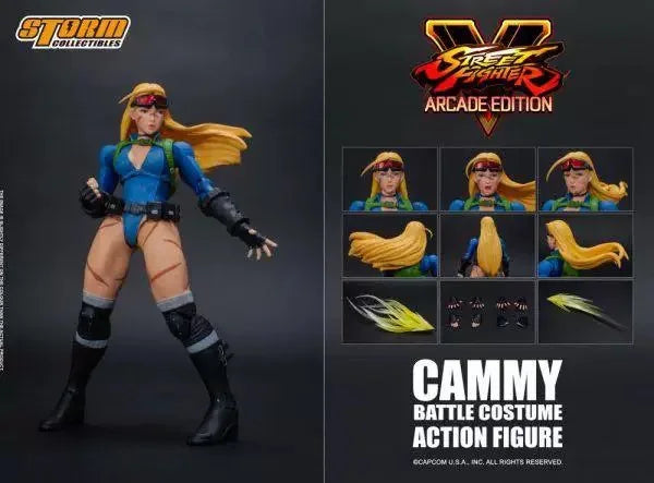 in stock Storm toys ST Street Fighter 5 CAMMY 1/12 movable doll hand-to-hand puppet