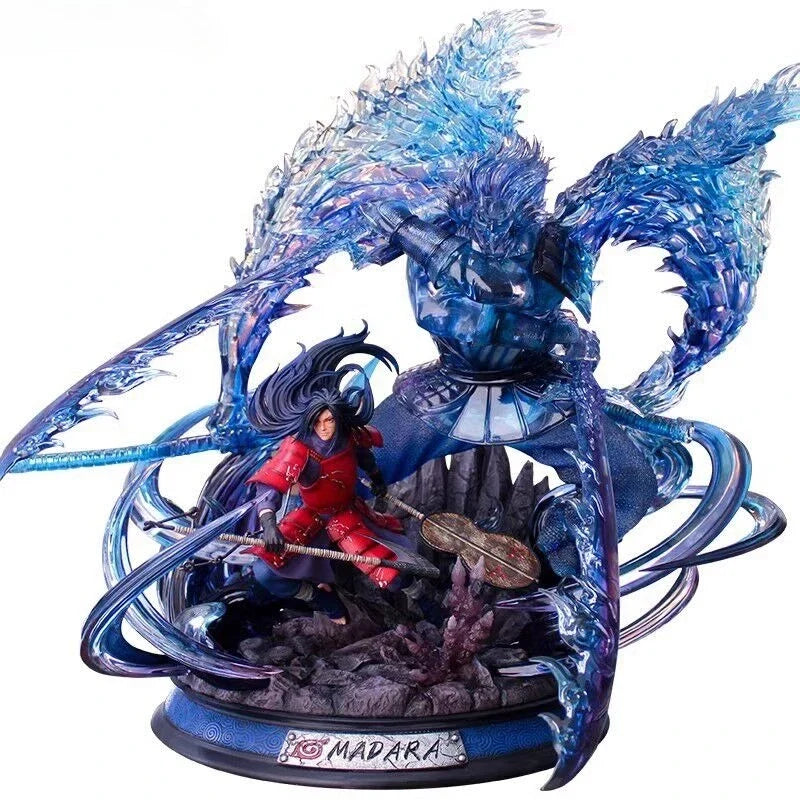 Naruto Anime Figurines Gk Susanoo Uchiha Madara Sasuke Hatake Kakashi Kurama Model Anime Collection Holiday Gift Children Toys