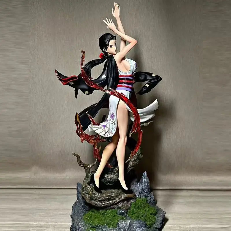 One Piece Anime Figure Collectible Toys 2D Beautiful Girl Demon's Daughter Nicole Robin Replacement Model Doll for Display