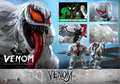 HotToys 1/6 Anti-Venom Luminous Anniversary Limited White Venom Anti-venom AMC033 Action Figure Model Collection Ornament Gift