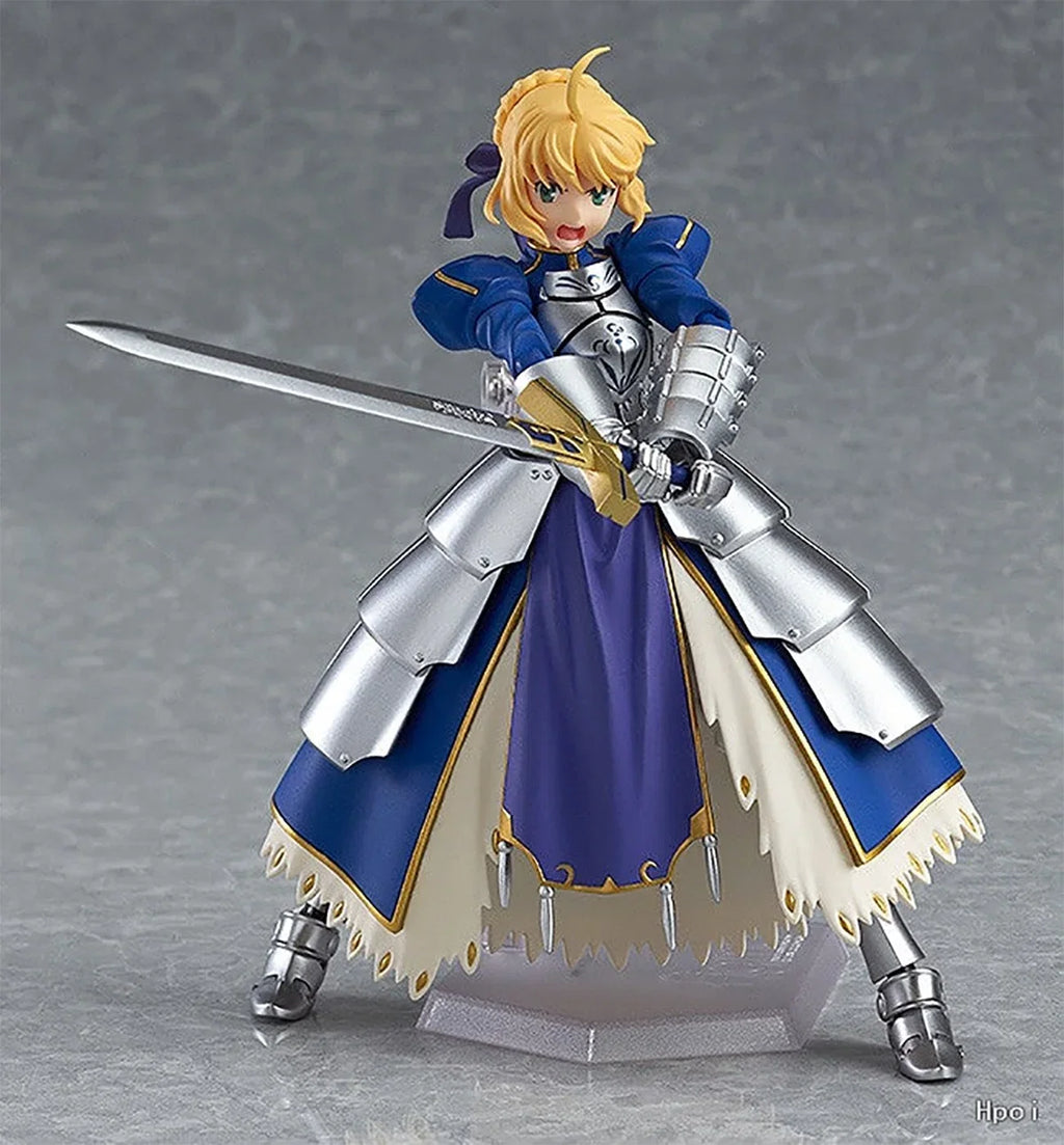 Original Genuine Max Factory Action/Dolls Figma (#227) Fate/Stay Night Altria Pendragon Saber 2.0 H=140mm Anime Action Figure
