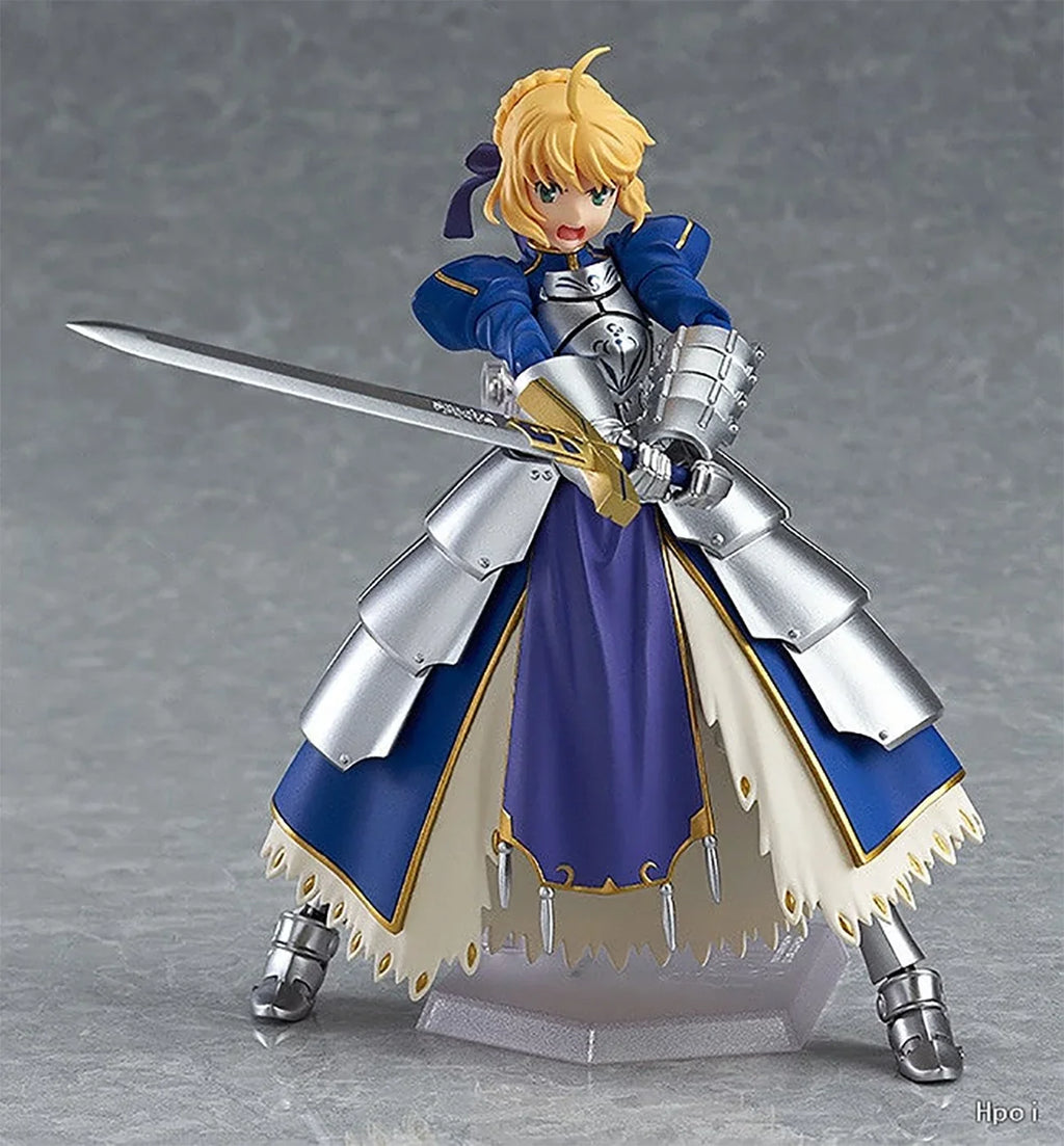Original Genuine Max Factory Action/Dolls Figma (#227) Fate/Stay Night Altria Pendragon Saber 2.0 H=140mm Anime Action Figure