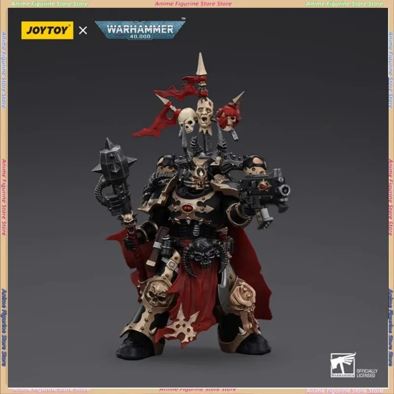 JOYTOY Dark Source Warhammer 40K Black Legion Warmaster Abaddon & Chosen Warriors 1:18 Figure Set Q1 2026