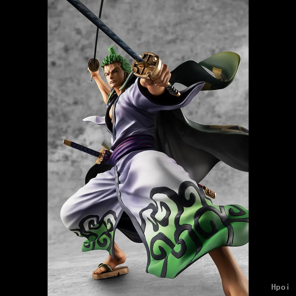 In Stock Original MegaHouse POP One Piece "Warriors Alliance" Zoro Juro Anime Doll Figure Model Toys Gifts