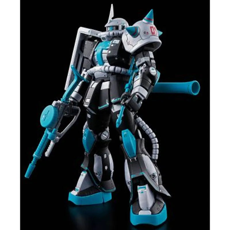Bandai Original MODEL KIT GUNDAM RG MS-06S Zaku II [Hatsune Miku Version] 1/144 Anime Action Figure Assembly Model Toys  Model