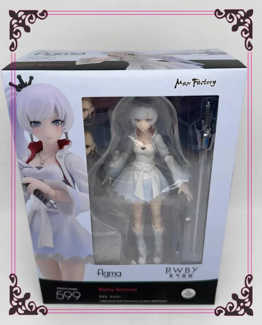 IN STOCK FIGMA 599 WEISS SCHNEE ACTION FIGURES ANIME MODEL TOYS FIGURA PVC GIFs for Children
