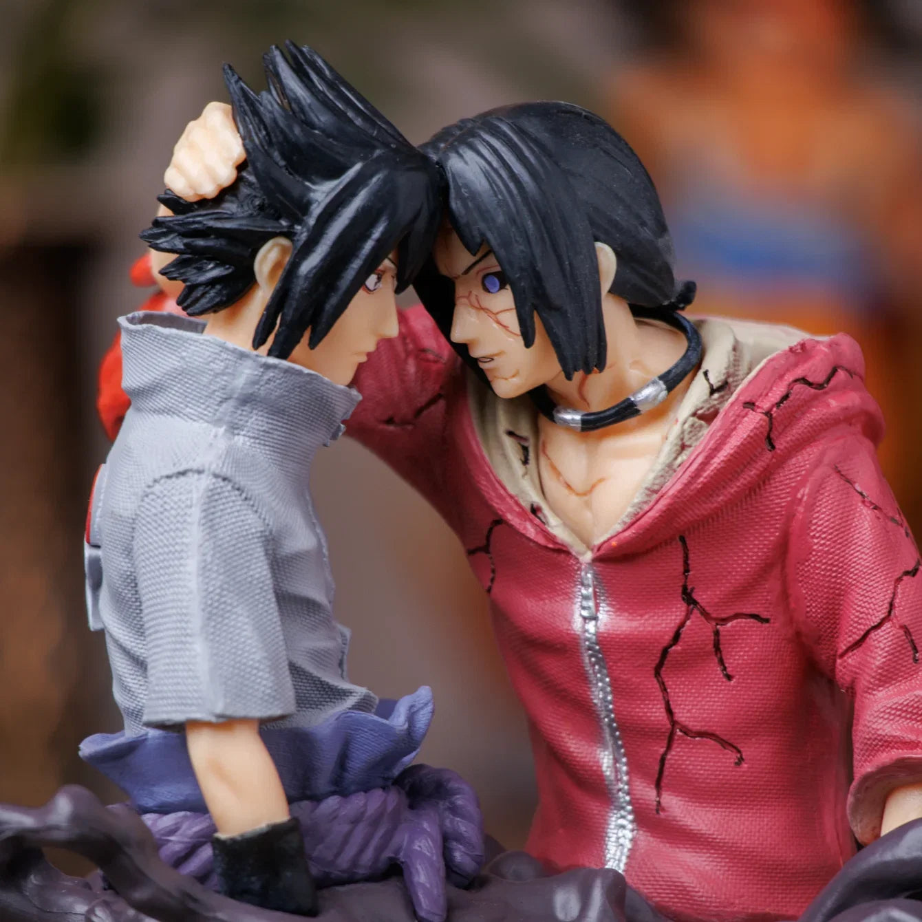 Naruto, Sasuke and Itachi, Brothers reconcile, Model Sculpture, Anime Peripherals, Figures, Home Decorations, Small Gifts, Chris