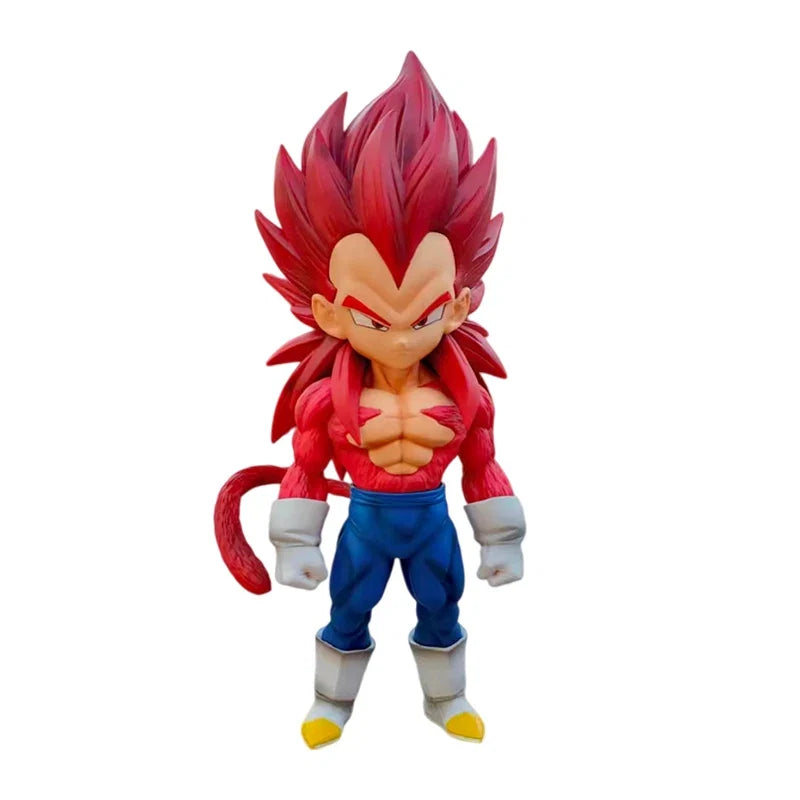 Dragon Ball Super Saiyan Four Vegeta Action Figure Collectible Toy Q Version Trendy Plaything Anime Figurine Display Item