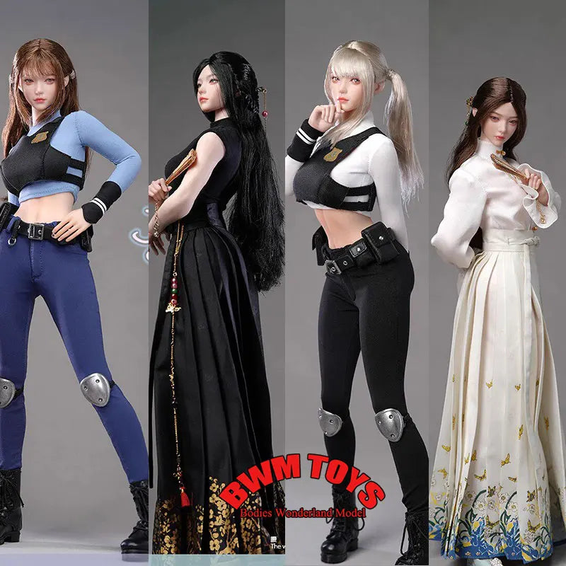 Auf Lager I8TOYS I8-C010 1/6 Scale Weibliche Soldatin Kaninchen Uniform Kleidung Set Mit Beweglichem Augen Kopf Für 12'' Actionfigur