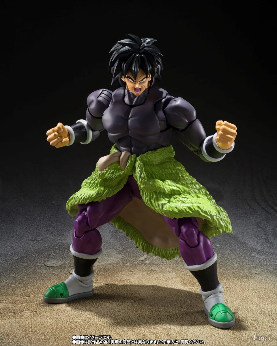【Original】BANDAI SHF Dragon Ball Super Broly Supeh Hero Action Figures Model Toys
