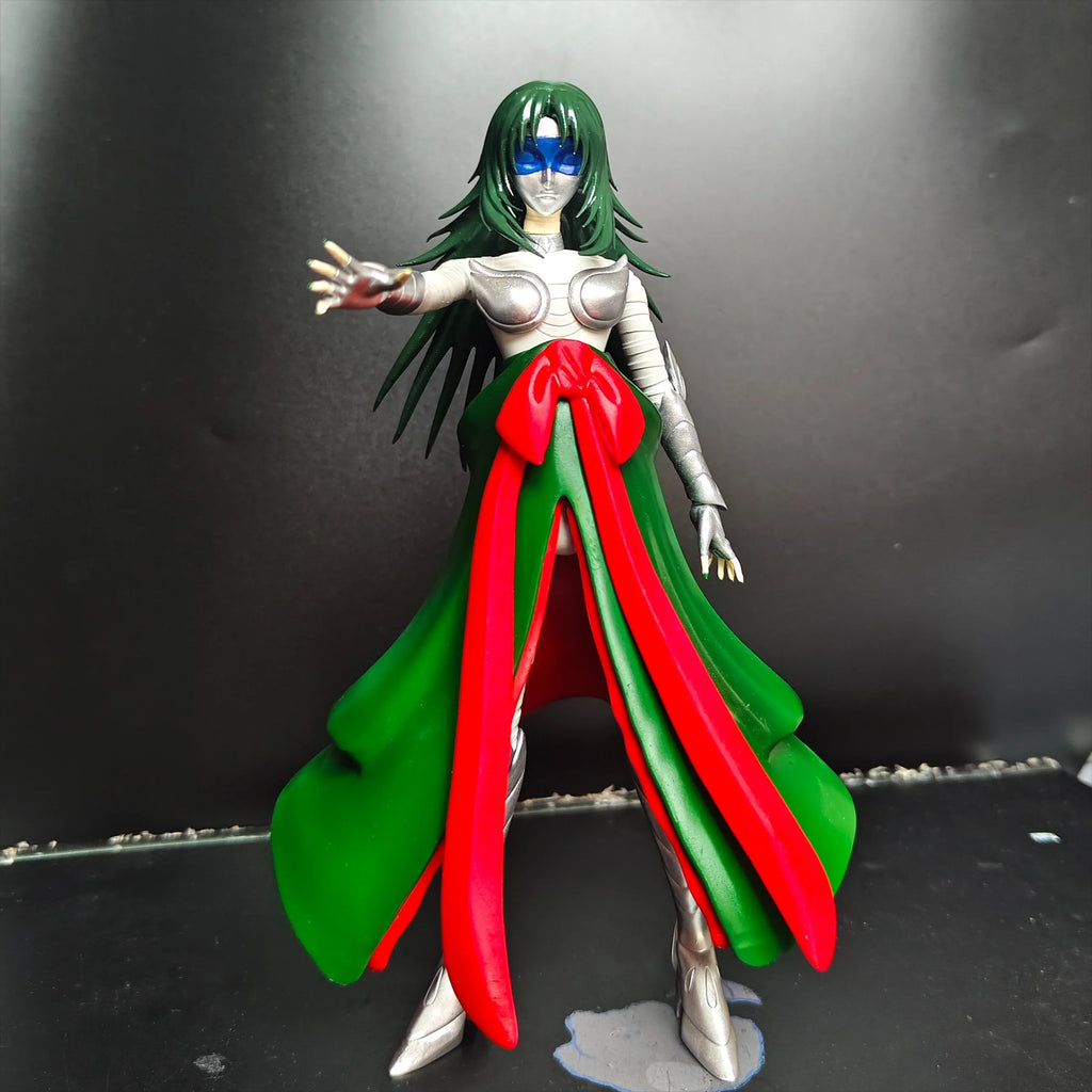 Saint Seiya Omega: Peacock Mayura - Saintia Sho Female Silver Saint Resin Statue Collectible Model