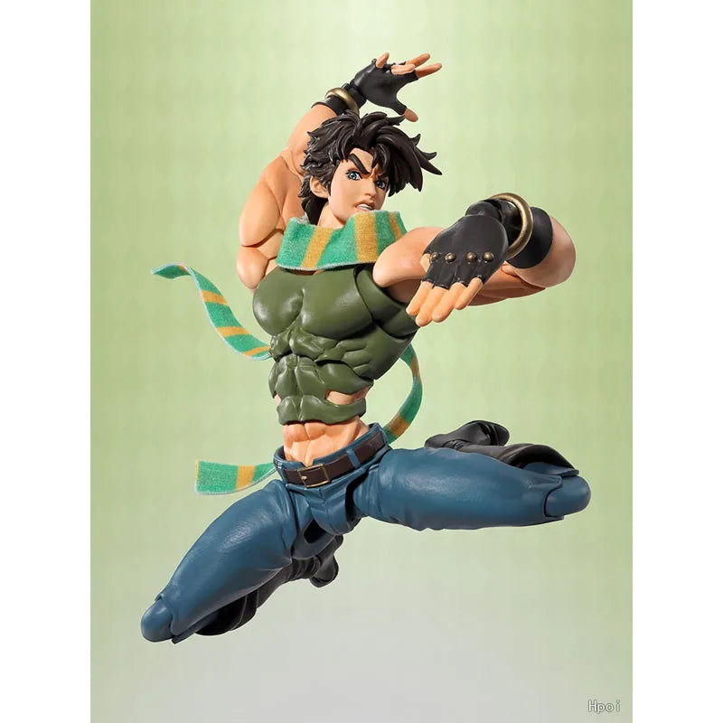In Stock Genuine Bandai JoJo's Bizarre Adventure Model Kit SHF Joseph Joestar Anime Action Figure Collection Finished Model Toys