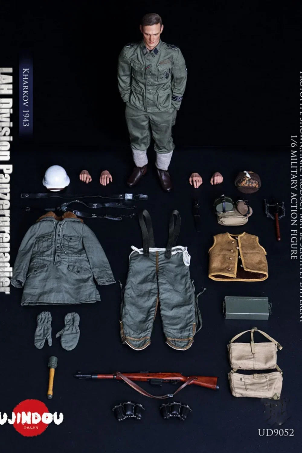 UJINDOU UD9052 1/6 Scale Kharkov 1943 Guard Flag Grenadier Full Set for 12inchs Action Figure Collectible Model Toys