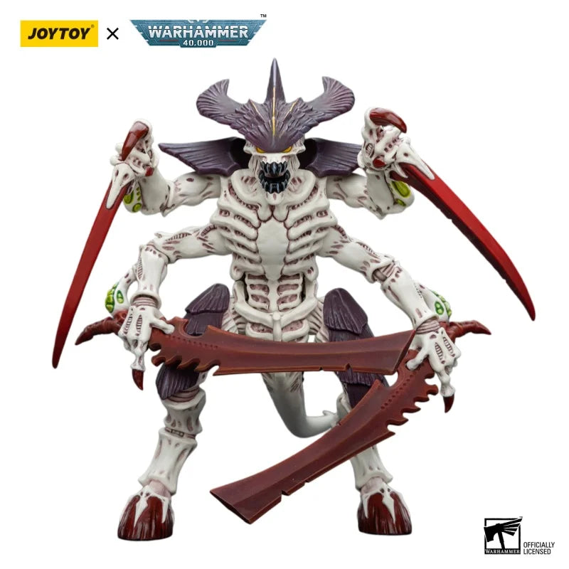 JOYTOY Warhammer 40000/40k Tyraniden Schwarmflotte Leviathan Tyranidenkrieger mit Knochenschwertern Actionfigur Puppenmodell Dekoration