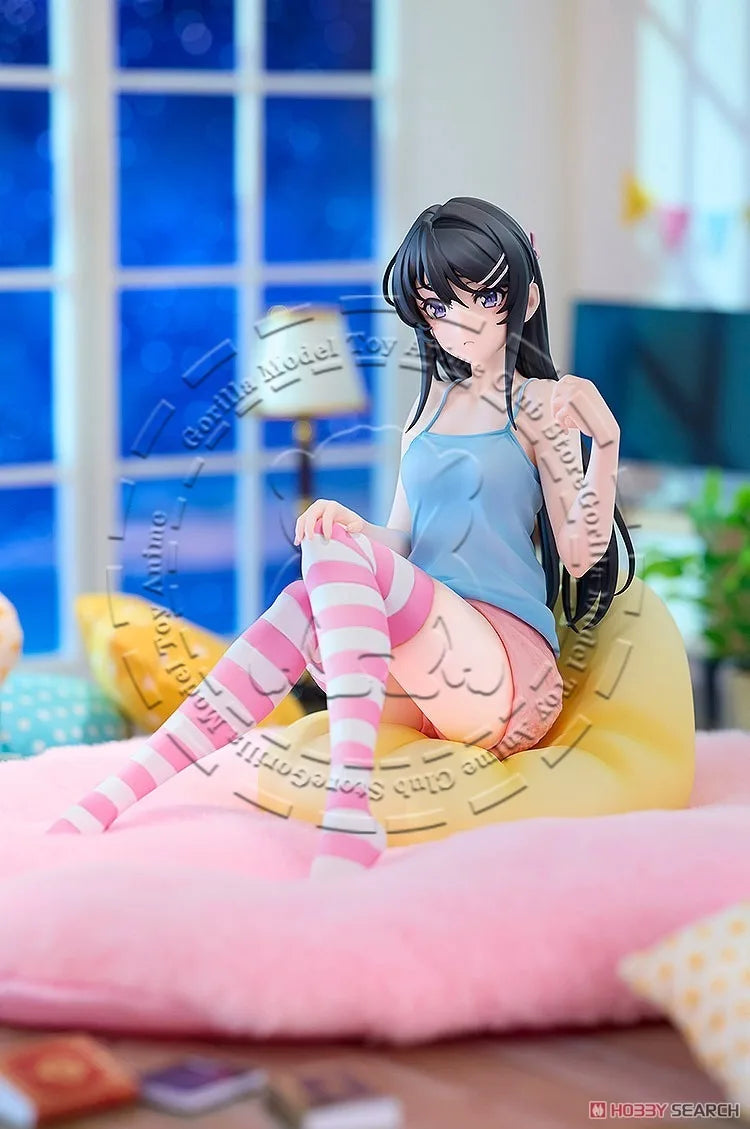 In Stock Original KADOKAWA KDcolle Figure Model Mai Sakurajima Hoodie Look Rabbit Ears ver. 175mm Seishun Buta Yaro Collectible