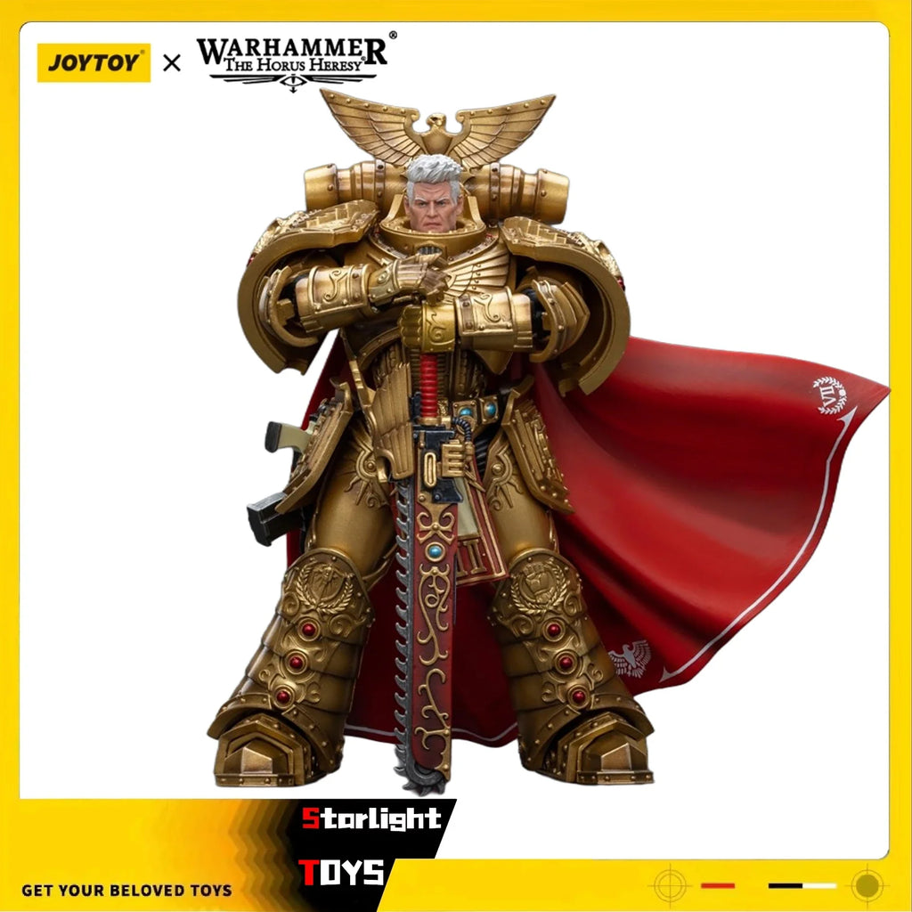 JOYTOY Warhammer 40K Imperial Fists Rogal Dorn Primarch of The Vll Legion Model Toy 1/18 Action Figure
