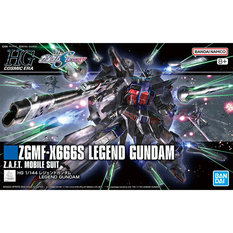 Original Bandai Gundam Bausatz HGCE Legend Anime Figur Gunpla Bausatz Gundam Sammlerstücke Actionfiguren Spielzeug für Jungen Geschenk
