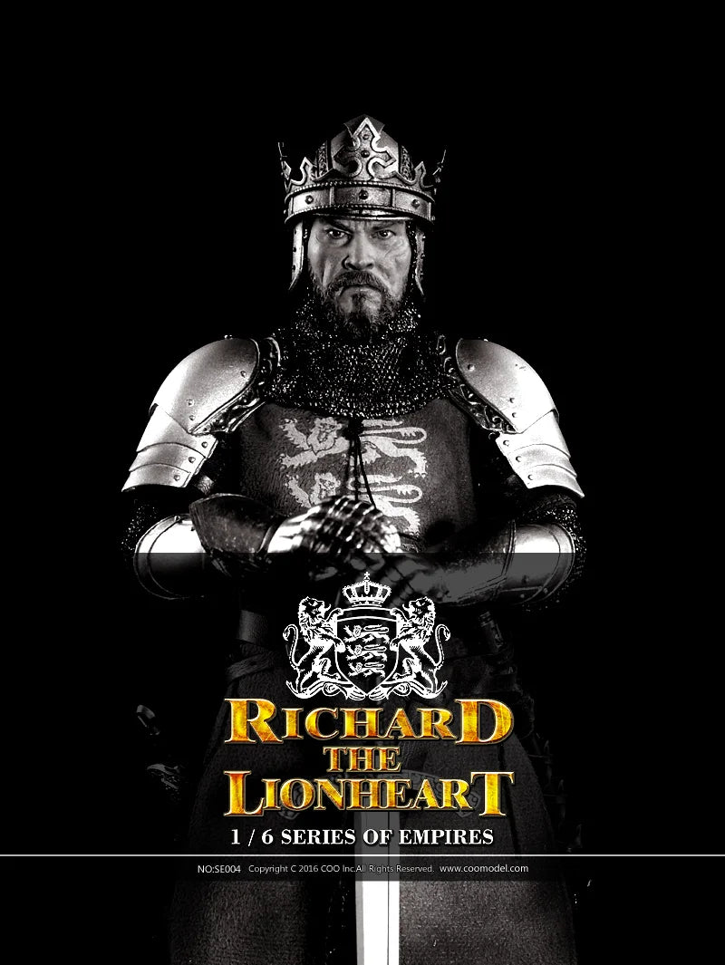 Original COOMODEL SE004 Richard the Lionheart 1/6 soldier Action Figure Model Toys 12-inch collection ornament gift